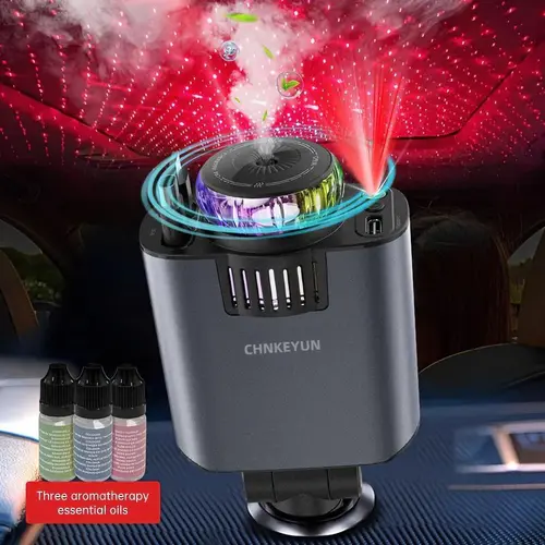 CHNKEYUN Hidden Camera Detector with Induction Vibration Sensor, Door & Window Anti-Intrusion Alarm, 30H Working Time, Car Charger-Compatible for Travel, Office Use (Car Electronics USB Charger)