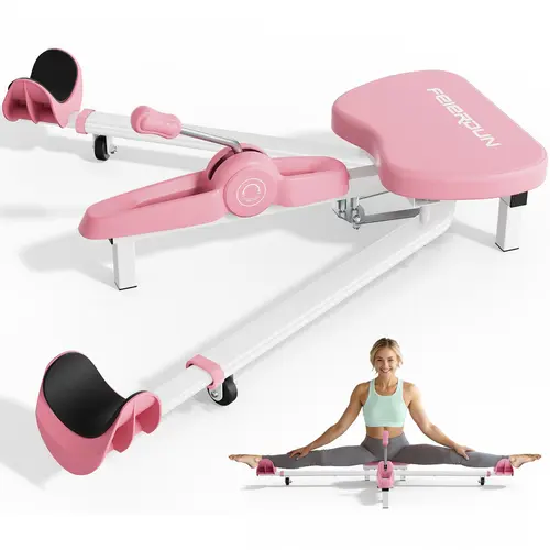 FED Fitness LS1 Unisex Adjustable Leg Stretcher Machine - Home Exercise Machine with Adjustable Stretching Angles, 4'-6' Fit Range for Flexibility, Strength Training (Beginners, Yoga/Martial Arts Enthusiasts)