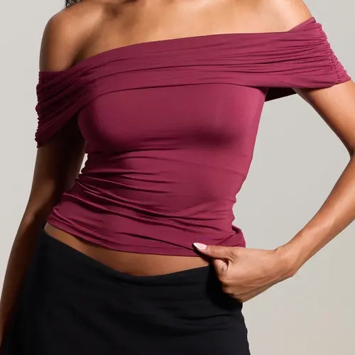 Fold Over Short Sleeve