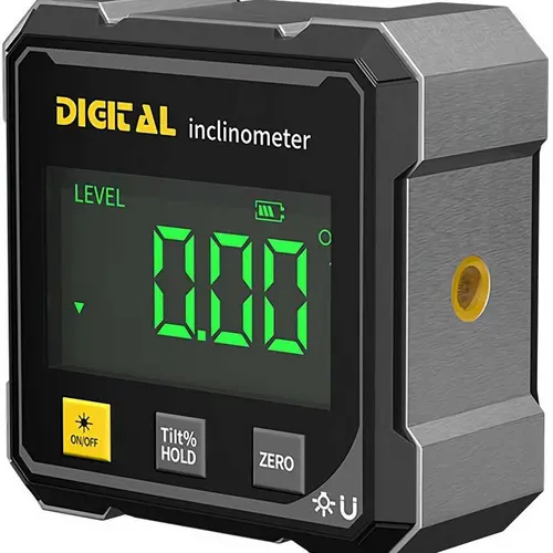 Radiaint  Portable Magnetic Digital Angle Finder, 360° Magnetic Attachment Hardware Tool with Dual Laser Guide, Rechargeable Angle Gauge for Woodworking, Construction #Summervibes, Construction Accessories, Construction Tools