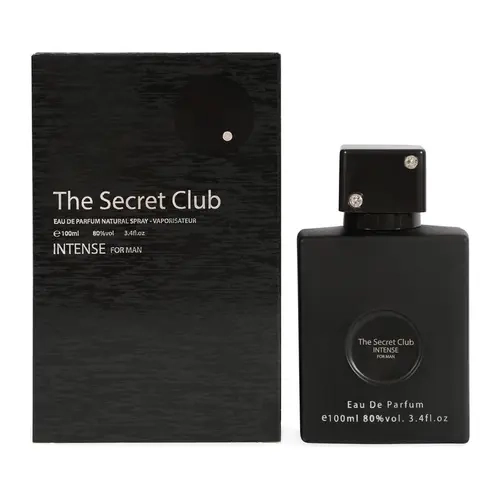The Secret Club Intense for Man Eau De Parfum 100ml  Perfume for Men-3.4 fl oz Natural Spray