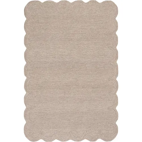 Nuloom Elira Contemporary Hand-Hooked Solid Bordered Area Rug - Elegant Home Decorative Rug with Artisanal Feel, Easy-Clean Upkeep, Wool Resilience, Decorative Edging for Bedrooms, Busy Homes, Home Decorative Rugs, Elegant Rug