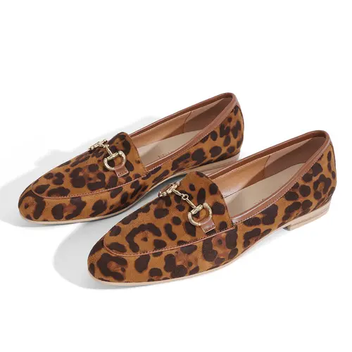 RONILURN Women's Elegant Design Synthetic Fabric Penny Loafers - Slip-Ins Shoes, Round Toe Flats for Women, Soft Rubber Sole, All-Seasons Work-to-Casual Office Footwear