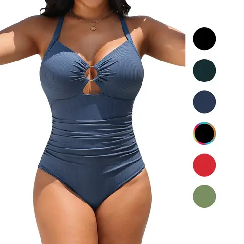 Blooming Jelly Womens Modest beach Swimsuits Plus size Tummy Control Slimming Bathing Suit 1 Piece Long Torso Swimwear #SwimWeek #Summervibes summerwins