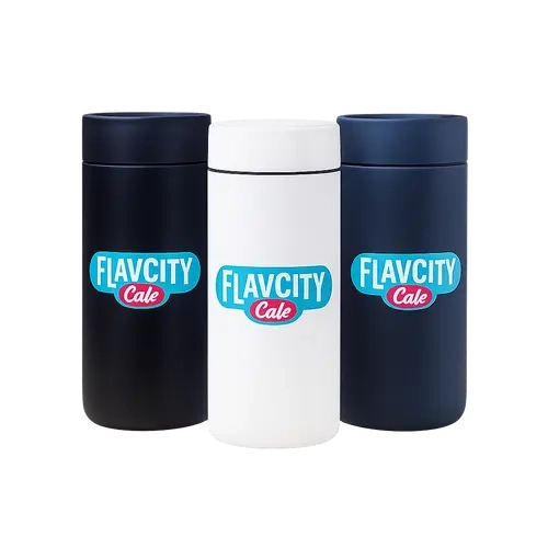 12oz Portable Insulated Coffee Flask Tumbler - Double-Wall Keeps Heat, Secure Lid for Sipping, Sleek Look, Insulation Feature, Daily Upgrade Drinkware for Kitchen Use