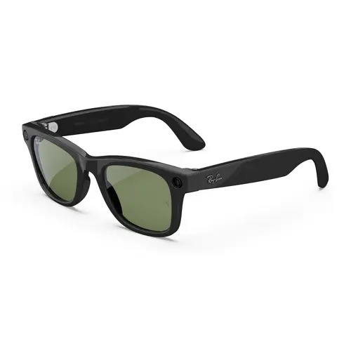 Ray-Ban Meta Wayfarer (Gen 2) Shiny Black Green Lenses