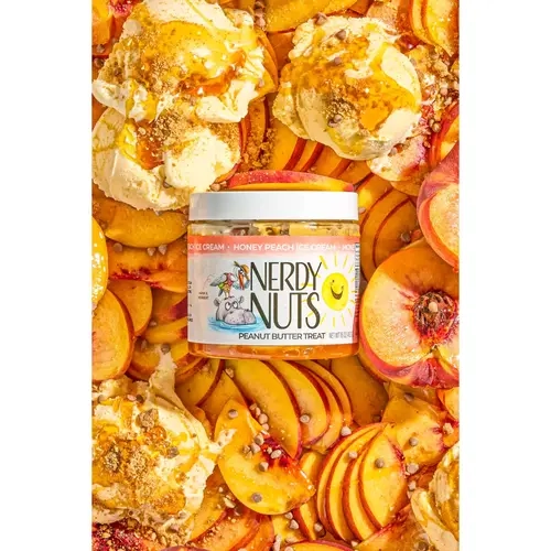 Honey Peach Ice Cream Peanut Butter Treat