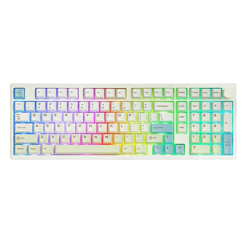 EPOMAKER Galaxy100 Lite Gasket Wireless Mechanical Gaming QMK/VIA Keyboard with Numpad 1800 Aluminum Tri-Mode USB-C/BT5.0/2.4Ghz South-facing RGB BacklitHot Swappable Custom keyboards for gaming creamy keyboard Tiktokshopstockup Tiktokshopmothersday