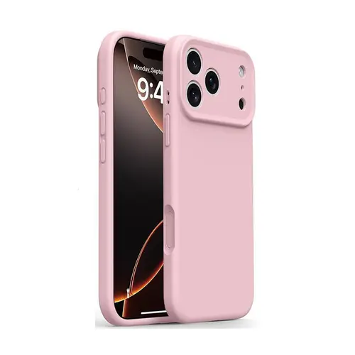 Slim Liquid Silicone phone Case for iPhone 18 pro max/17/16/15/14 Plus/13 Pro Max, Dopamine Color Matte Handheld Protector, Anti-Fingerprint, All-Round Anti-Drop, Comfortable Phone cases for iphone 17 pro max