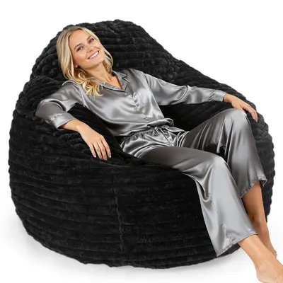 Bean Bag Chair, 39 Inch Bean Bags for Adults and Kids, Chair with Memory Foam Filled, Bean Bag Couch with Backrest and Armrests, Comfy Sofa for Living Room, Bedroom and Dorm,summerwins,outdoorfurnitureset