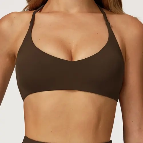 Fast-Drying Yoga Sports Bra with Cross Back Design, High-Intensity Workout Wear for Running and Fitness, Comfortable Activewear for Women, Quick Drying Bra, Workout Bras