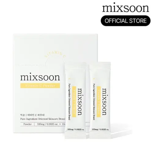 [mixsoon Official] Vitamin C Powder for Skin (100mg*10ea) - Mix with Serum for Radiant Skin
