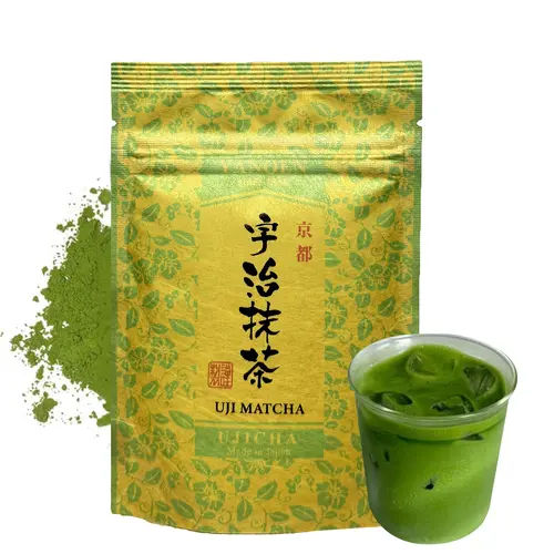 Kyoto Uji Ceremonial Grade Stone-Ground Matcha Powder Sugar-Free Contains Japanese matcha Tea Powder Green Tea Cooling matcha powder
