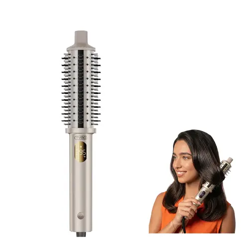 【Live Only】TYMO STYLUX PRO - 800M Negative Ions, Thermal Blowout Tool, Straightener, Tames Frizz, Bang & Layer Styling, Dual Voltage, LED Display, Keratin Coated Teeth