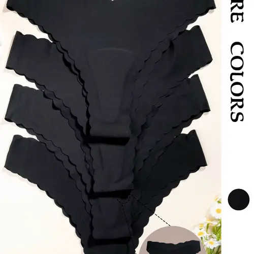 【Black Friday】Women's Camel-Toe-Resistant Seamless Panties with Sandwich-Style 3-Layer Insert, Breathable Low-Rise Solid-Color Underwear for Yoga, Gym, and Everyday Wear