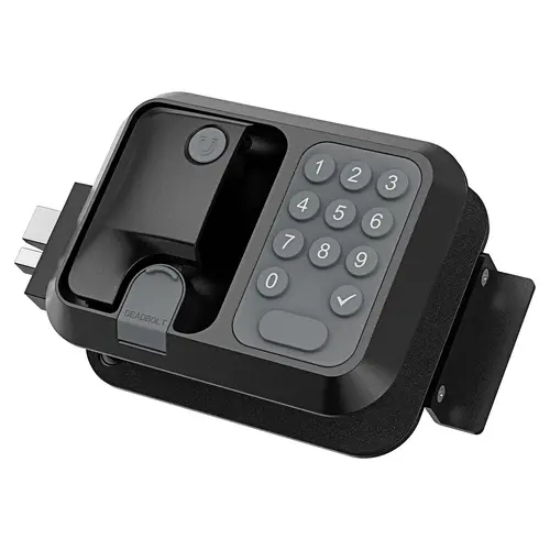 Keyless Entry RV Door Lock with Keypad Unit & Remote Fob - RV Security Accessory, Includes Free Magnet Kit, Keychain - Fits Most Trailers & Campers