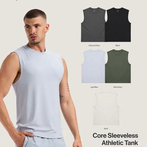 Haus | Core Sleeveless Athletic Tank Athletic Tank Top Workout Sleeveless