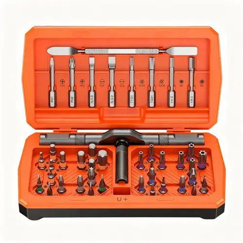 43-In-1 /24-in-1 Screwdriver Set with Detachable Ratchet Handle, Multi-Purpose DIY Repair Tool Kit for Computer, Phone, Watch, Glasses, Specialty Hand Tools, Tool Box Storage Case, Holiday Gifts