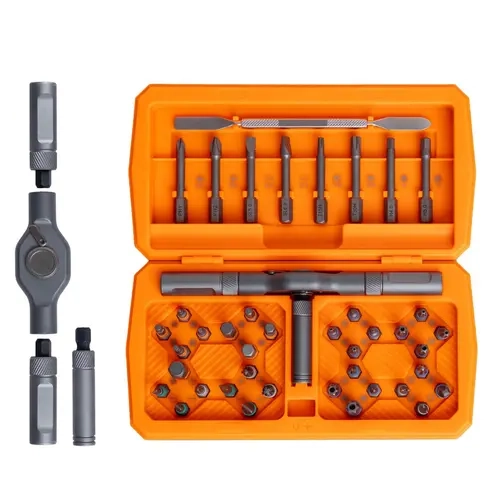 43-in-1/24-in-1 Precision Screwdriver Kit – Detachable Ratchet Handle with Magnetic Bits | Multi-Purpose DIY Repair Tool Set for Computer, Phone, Watch & Glasses | Durable Hand Tool Kit for Technicians#Holiday gifts #summerfinds