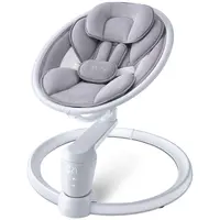 HARPPA Electric Baby Swing Seat for Newborns, Ergonomic Spine-Supportive Soft Breathable Plastic Seat, 5 Swing Speeds, 2 Recline Positions, Remote & Touch Control, 10 Built-In Natural Melodies, Adjustable, Unisex, 20 lbs Capacity #gift for kids