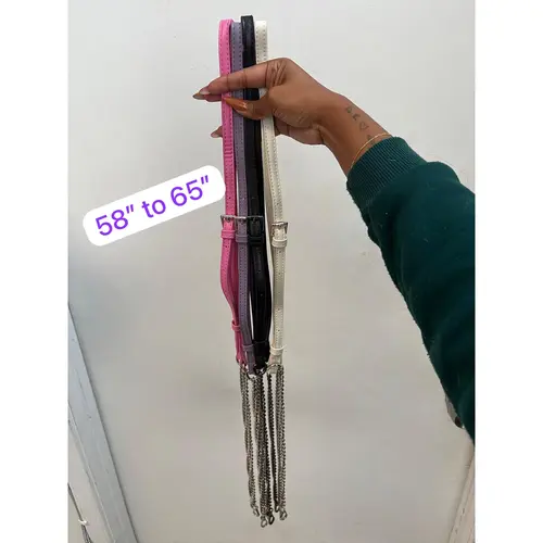 $1 RANDOM COLOR Faux Leather Long Strap LIMITED