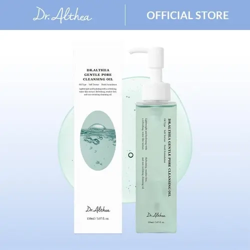 [Dr.Althea Official] Gentle Pore Vegan Cleansing Oil - Vegan & Cruelty Free, Watery & Lightweight Texture, hydrating cleanse without greasy finish