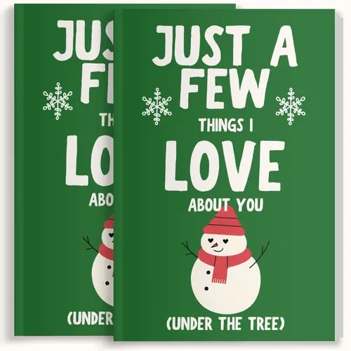 2 PACK: Just A Few Things I Love About You (Under The Tree) - Custom Personalized Gift by LARKINROAD Best Christmas Gift and Stocking Stuffer Girlfriend Wife