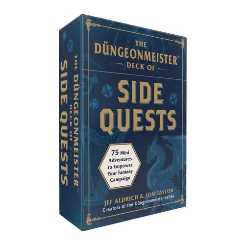 Simon & Schuster Dungeonmeister Mini Side Quests Card Set - 75 Mini Adventures, Boosts Tabletop RPG Roleplay & Storytelling for Game Masters
