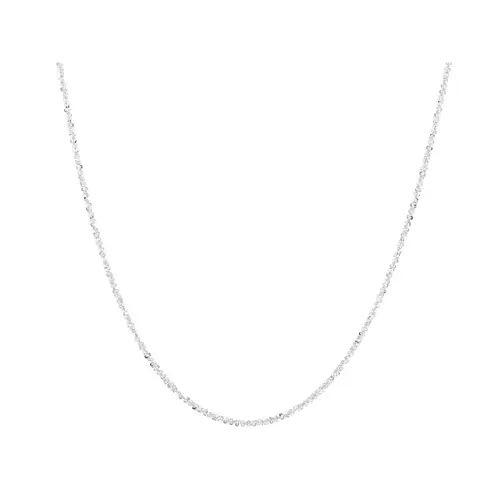 JTV Sterling Silver Criss-Cross Chain Necklace
