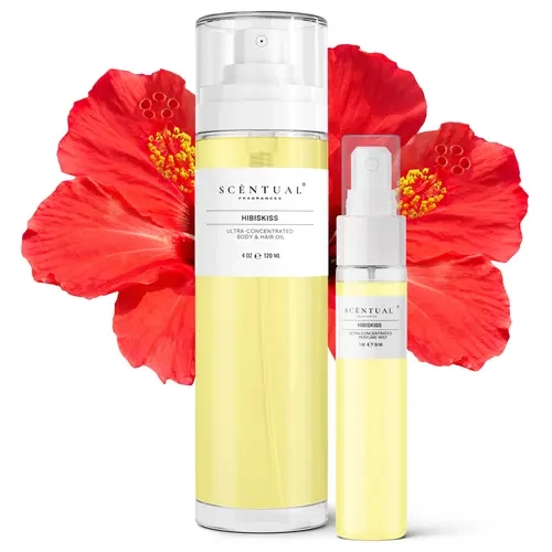HibisKiss Ultra-Concentrated Perfume Mist - Handcrafted in USA, Vegan & Cruelty-Free