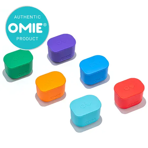 OmieDip UP® 2-Pack Silicone Containers Set - BPA-Free, Phthalate-Free, Leak-Proof, Airtight, Dishwasher Safe Kitchen Storage for OmieBox® UP, Dip Storage & Healthy Eating