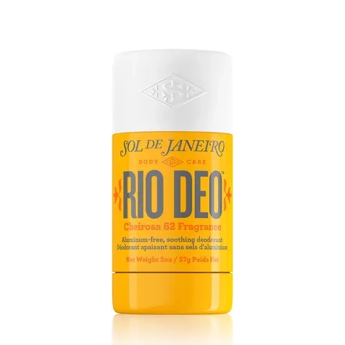 Sol de Janeiro Rio Deo Women's Aluminum-Free Cream Deodorant - 98% Natural Cheirosa 62 Scent, Baking Soda-Free, Clean Ingredient Anti-Odour Option, Pistachio & Salted Caramel Underarm Care, Daily Moisturizing Smoothing, Single Item