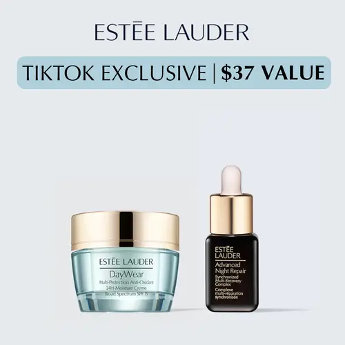 [Estée Lauder] Renew + Hydrate Repair Serum + Moisturizer Mini Skincare | Mini Holiday Gift Set | Hyaluronic Acid & Peptides | Anti Aging & Hydrating Serum Set | Anti-Aging Moisturizer | Hydrating Face Moisturizer
