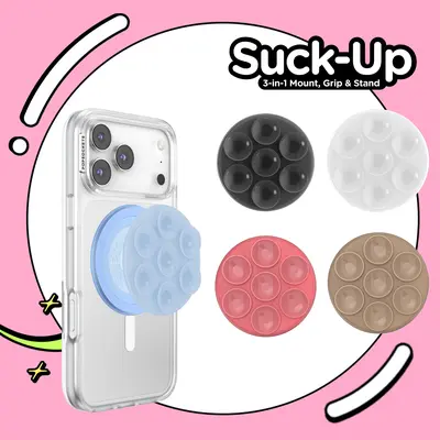 Suck-Up PopGrip and Mount for MagSafe - Magnetic Phone Grip and Phone Mount - PopSockets