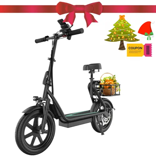 Electric Scooter, 500W Motor, Top Speed 22 MPH, Long Battery Life, 22-28 Miles per Charge, LCD Display, Dual Braking System Commuter Scooter for Adults.SummerWins,Father's Day Gife
