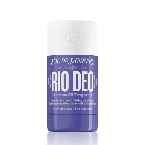 Sol de Janeiro Rio Deo Aluminum-Free Luxury Women's Scented Deodorant - Cheirosa 59 Woody Gourmand (Vanilla Orchid, Sheer Sandalwood), 2oz Body Care Cosmetic, Low Tox, Soothing, Baking Soda-Free, Naturally Sourced, Daily Body Odor Control Essential