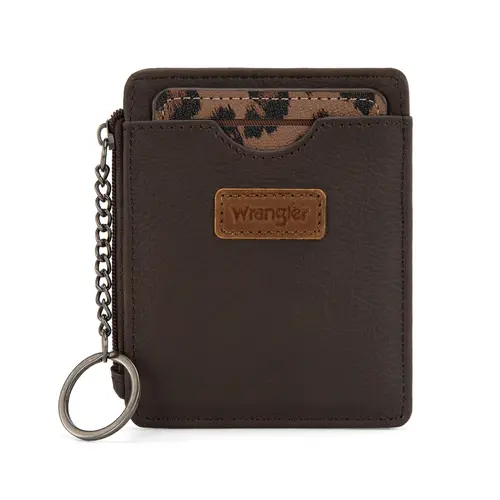 Wrangler Small Credit Wallet for Women with Rfid Blocking and Removable Card Case