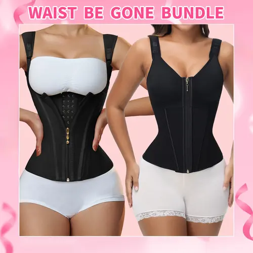 SHAPSHE Waist Shapewear Bundle Womens 2 Piece Shapewear Set