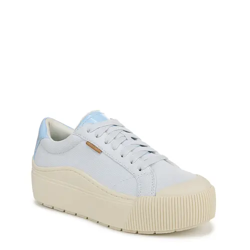 Dr. Scholl's Women's Time Off Max Lifted Platform High Top Footwear - Thick Soled Casual Lace-Up Sneakers, Faux Leather, Antimicrobial Fabric, Cushioned Arch Support, Recycled Foam Walking Shoes for Travel