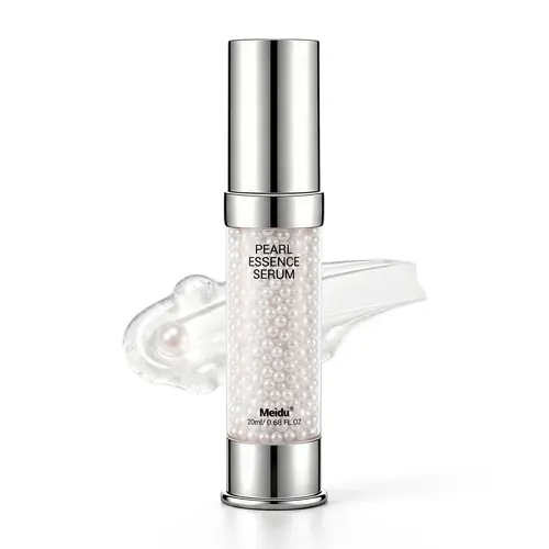 MEIDU Pearl Essence Firming Serum - 20ml Micro-Molecules Formula, Lightweight Hydrating Serum for Sensitive Skin, Hydrates, Prevents Moisture Loss, Helps Restore Skin Bounce, Boosts Radiant Glow Up, Brightening, Smooths Complexion, All-Day Shield
