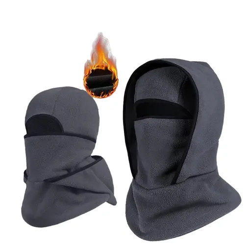 Outdoor winter warm hat neckband integrated cycling mask sports ski head cover neck windproof cold