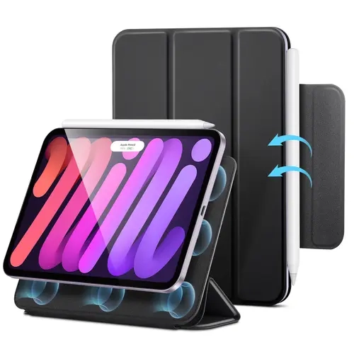 ESR Slim Trifold Case for iPad, Magnetic Folio Case with Strong Magnetic Attachment, Auto Wake/Sleep, Supports Pencil Pro & USB-C Pencil,Rebound Serie