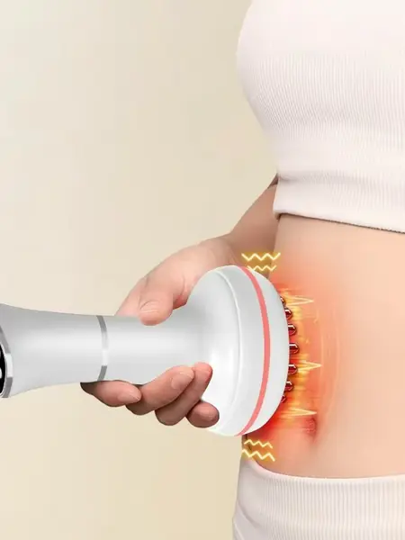 Electric Massager, portable relief Massage Brush with heating, 3000mAh long-lasting battery, full-body care, abdominal, leg, arm massage relaxation tool . a body care device suitable for women, the elderly, and athletes, summerwins