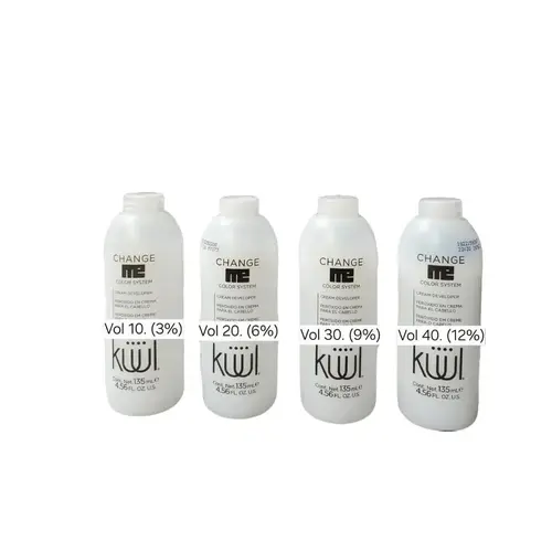 KUUL Professional Peroxide Haircare Cream (135ml) - Salon-Grade Hair Dye Mixer, Dye Mixes Easily, 10-40 Volumes, Balayage & Highlighted Hair Use, Color Protection, Durability Provides Uniform & Lasting Results