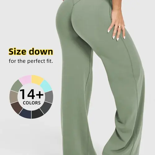 Women's Casual Wide Leg Sport Pants, Knitted Sports Pants, Perfect Choice for Spring & Summer, Comfortable Fashion Design, Ideal for Daily Wear, Athletic Casual Trousers