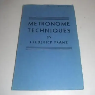USED-Metronome Techniques No. 275 by F. Franz (Paperback)