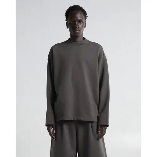 Terry Garment Dye Long Sleeve Shirt
