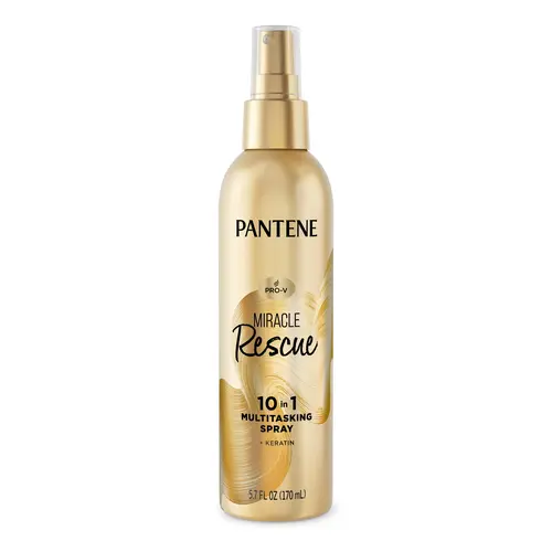 Pantene Miracle Rescue 10-in-1 Multitasking Spray + Keratin, 5.7 fl oz