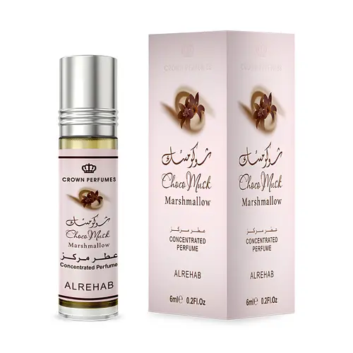 Al Rehab Choco Musk Marshmallow for Unisex Concentrated Perfume, 0.2 Ounce