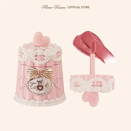 Flower Knows The Sweetie Bear Collection Lip Jelly, Luxury Glossy Finish, Hydrating & Plumping Silky Oil Blend, Nourishing, Moisture, Bell, Lipstick, #sohochic, Moisturizer, Cosmetic, #sohochic, Ideal for Christmas gift, Black Friday